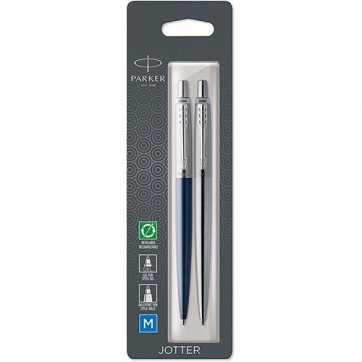 (2033156)  PARKER:  +   JOTTER LONDON DUO ROYAL BLUE CT  STAINLESS STEEL CT